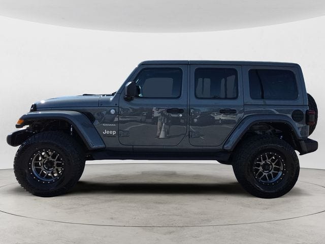 Used 2022 Jeep Wrangler Unlimited Sahara 4D Sport Utility – 1C4HJXEM7NW212290